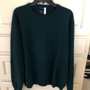 Forest Green Club Room cashmere sweater.